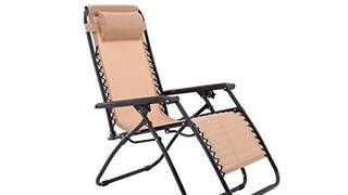 Oversized Zero Gravity Chair - Beige