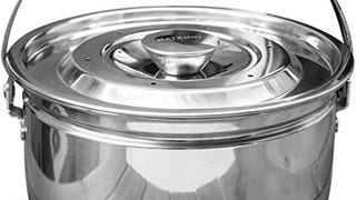 Hatrigo Multi-Purpose Bowl Stackable Steamer Insert Pans...