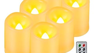 Kohree Realistic Battery-Powered Flameless Pillar Candles,...