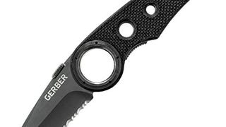 Gerber Gear 30-000433N Remix Tactical Knife, Fixed Serrated...