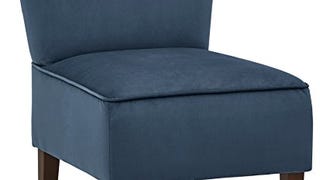 Amazon Brand – Rivet Ashworth Armless Velvet Accent Chair,...