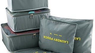 Bfun Ultra-thin Nylon Mesh Reusable 6-Piece Organizer Bag...