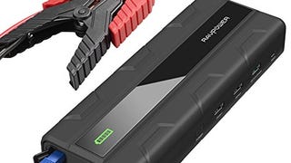 RAVPower Car Jump Starter 1000A Peak Current Quick Charge...