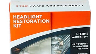 SYLVANIA - Headlight Restoration Kit - 3 Easy Steps to...