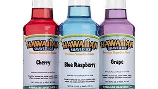 Hawaiian Shaved Ice F140 Snow Cone Syrup, 3 Pint Package,...