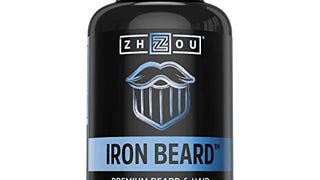 Zhou Iron Beard | Growth Vitamin Supplement for Men | 30...