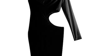 Zeagoo Womens Bandage Dress Bodycon Dress One Shoulder...