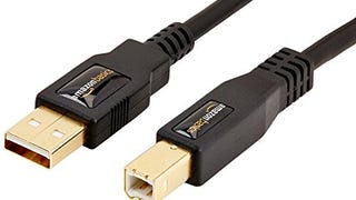Amazon Basics USB 2.0 Cable - A-Male to B-Male - 6 Feet...