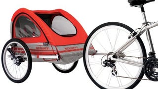 Schwinn Trailblazer Double Bicycle Trailer (Red/Gray)