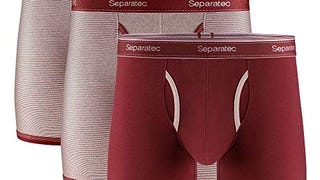 Separatec Men's Dual Pouch Underwear Comfort Soft Premium...