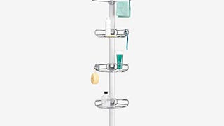 simplehuman 9' Tension Pole Shower Caddy, Stainless Steel...