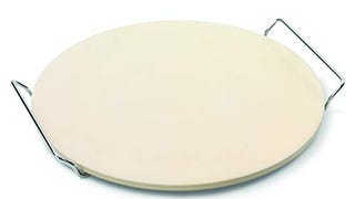 JAMIE OLIVER Pizza Stone and Serving Rack - Round Earthenware...