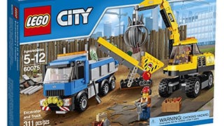 LEGO City Demolition Excavator and Truck