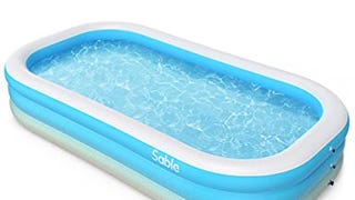 Sable Inflatable Pool, Blow Up Family Full-Sized Pool for...