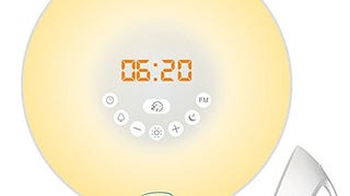 Wake Up Light, INLIFE Alarm Clock Sunrise Simulation Fading...