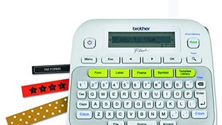 Brother P-touch, PTD210, Easy-to-Use Monochrome Label Maker,...