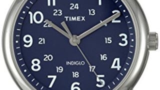 Timex Unisex TWC033300 Weekender 38mm Blue/Black Nylon...