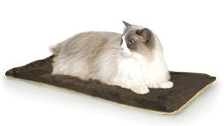 K&H Pet Products Thermo-Kitty Mat Heated Pet Bed Mocha...
