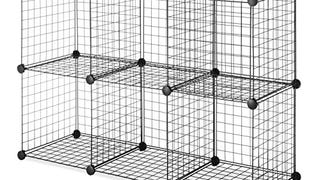 Whitmor Storage Cubes - Stackable Interlocking Wire Shelves...