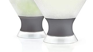 HOST Freeze Insulated Martini Cooling Cups, Plastic Freezer...