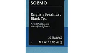 Amazon Brand - Solimo English Breakfast Tea Bags, 20 Count...