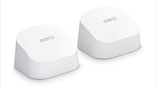 Amazon eero 6 dual-band mesh Wi-Fi 6 system, with built-...