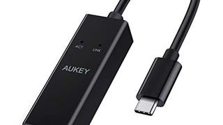 AUKEY USB C to Ethernet Adapter, USB Type C Adapter Supporting...