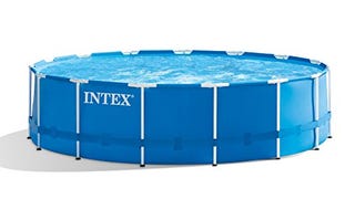 INTEX 28241EH 15ft x 48in Metal Frame Pool with Cartridge...