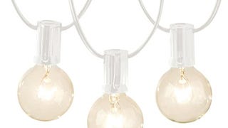 Amazon Basics Patio String Light, 25 Feet, White