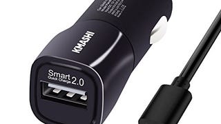 KMASHI Car Charger 2.0 18W Portable Car Quick Charger (12V/...