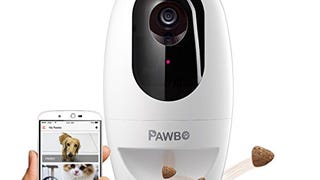 Pawbo Life Pet Camera: WiFi HD Video with 2-Way Audio, Treat...