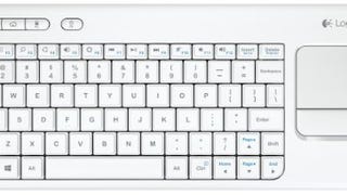 Logitech Wireless Touch Keyboard k400 with Built-in Multi-...
