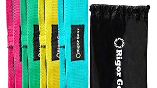 WODSuperStore Skinny Fabric Booty Bands - Resistance Bands...