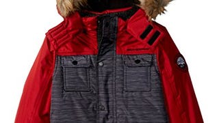 Weatherproof Big Boys' Outerwear Jacket, Heather Grey Print/...