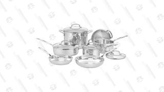Cuisinart 11 Piece Stainless Steel Chef's Collection Cookware