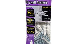 TOGGLER SnapSkru Self-Drilling Drywall Anchor, Pack of...