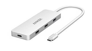 Anker 4-Port USB-C Portable Data Hub, with a Premium Power...