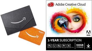 Adobe Creative Cloud + $10 Amazon Gift Card |Entire collection...
