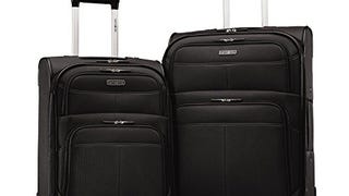 Samsonite Upspin Softside Luggage, Black, 2-Piece Set (21/...
