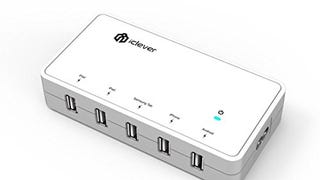 iClever 5-Port USB Desktop Charging Hub, Travel Charger...