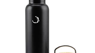 Fnova 32 oz Stainless Steel Water Bottle, Flask Insulated...