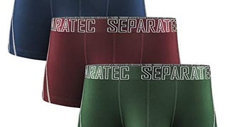 Separatec Men's Underwear Bamboo Rayon Comfortable Breathable...