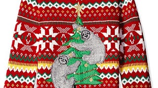 Blizzard Bay Little Boys Boys' Decorating Sloths Xmas Sweater,...