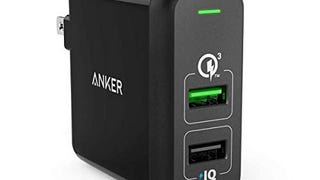 Anker Quick Charge 3.0 31.5W Dual USB Wall Charger, PowerPort...