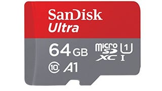 SanDisk 64GB Ultra MicroSDXC UHS-I Memory Card with Adapter...
