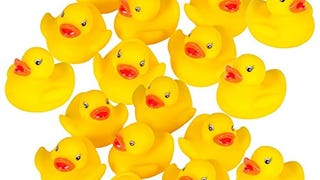 Kangaroo's 18 Piece Rubber Duck Baby Bath Toy in a...