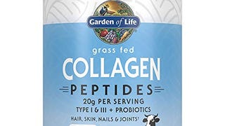 Garden of Life Grass Fed Collagen Peptides Powder – Unflavored...