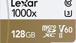 Lexar Professional 1000x 128GB microSDXC UHS-II Card w/...