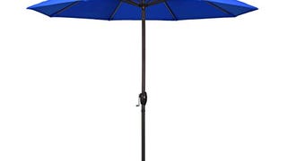 California Umbrella 9' Round Aluminum Market Umbrella, Crank...
