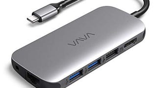VAVA USB C Hub, 9-in-1 USB C Adapter with Ethernet Port,...